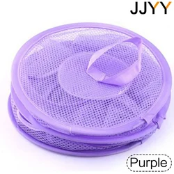 Multi-Layer Cylindrical Hanging Storage Bag and Toy Organizer (PURPLE)