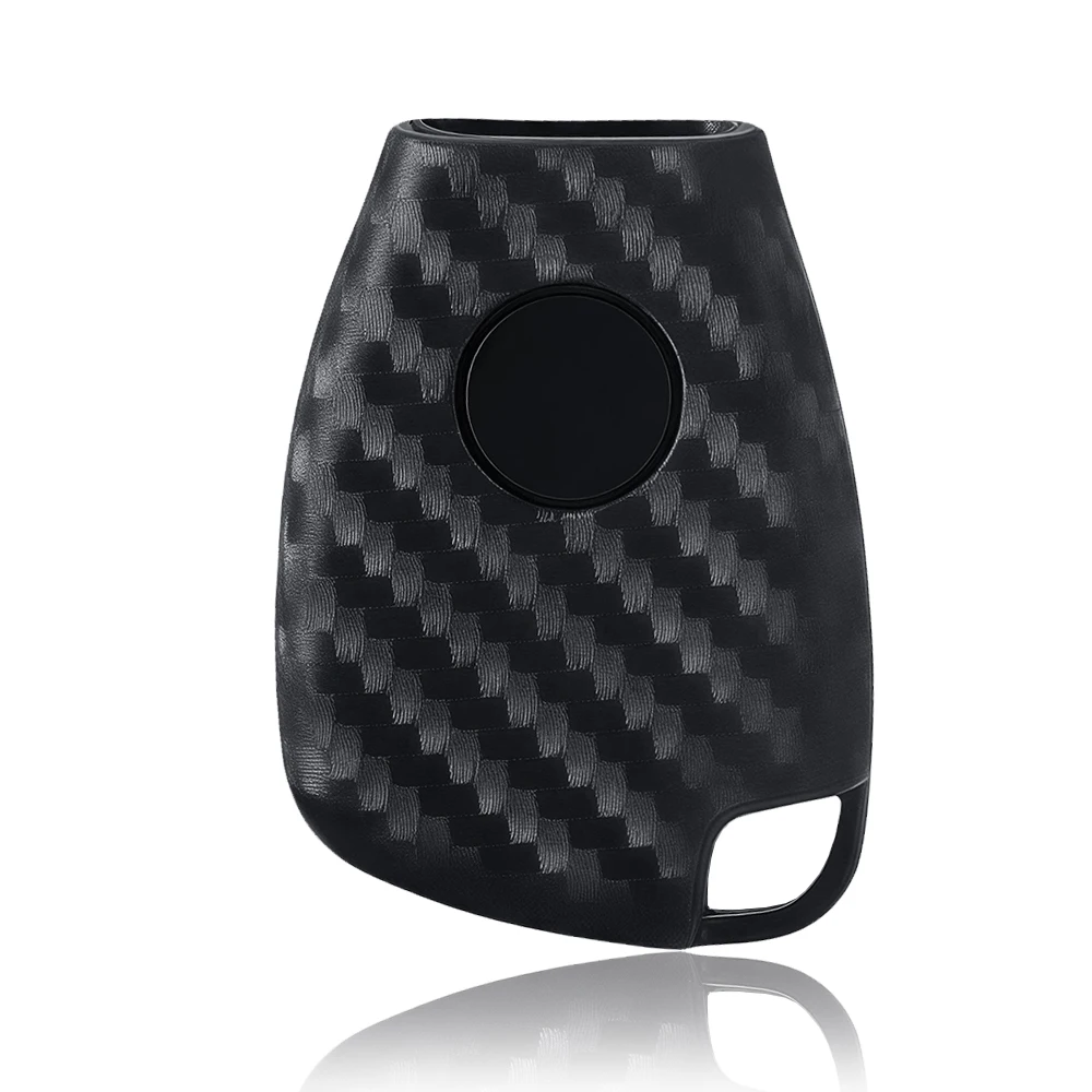 Carbon Fiber Car Key Fob Silicone Protector