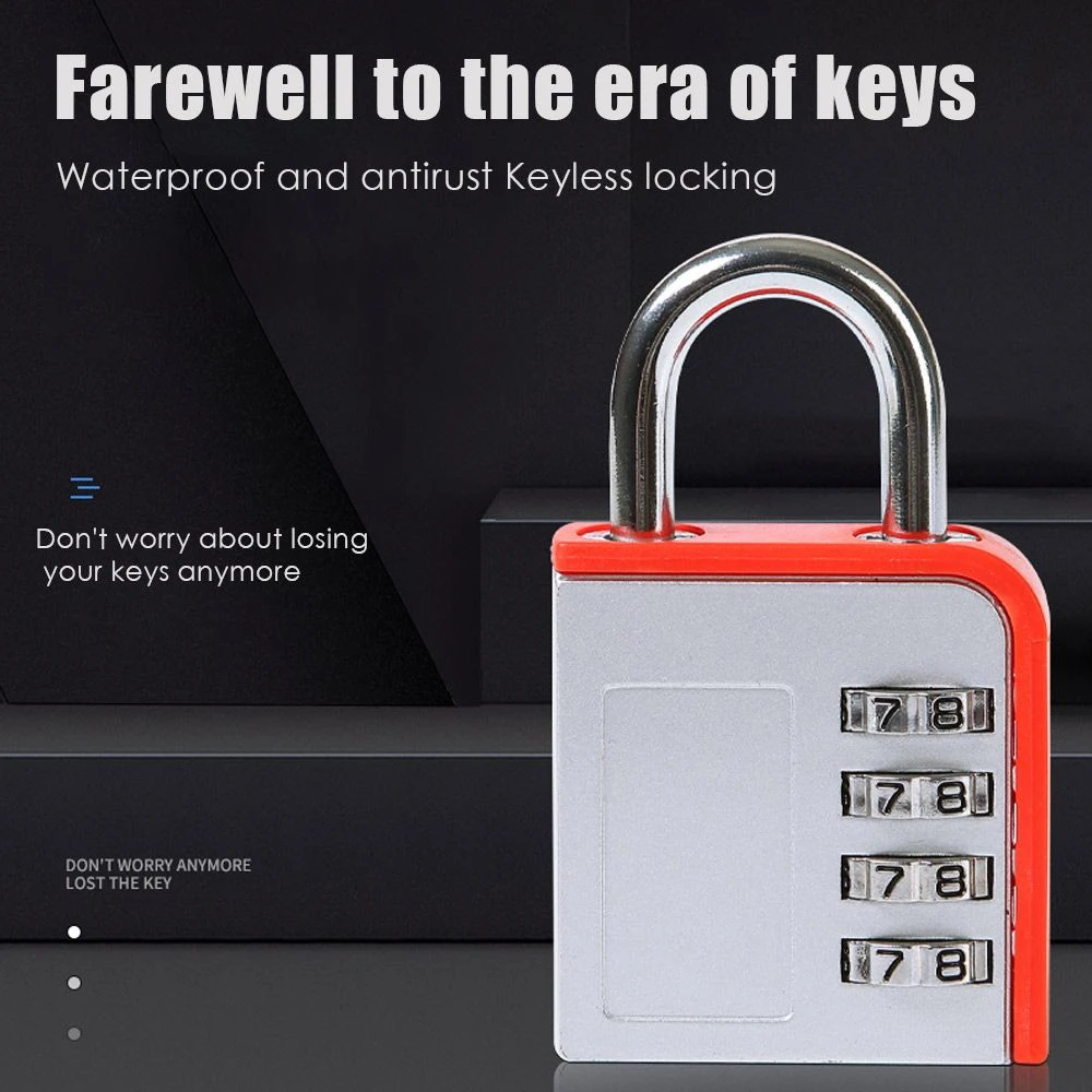 Kleuterschool geboren geïrriteerd raken 4 Digit Lock Cijferslot Hangslot Weerbestendig Voor Locker Sporttas Reizen  Koffer| | - AliExpress