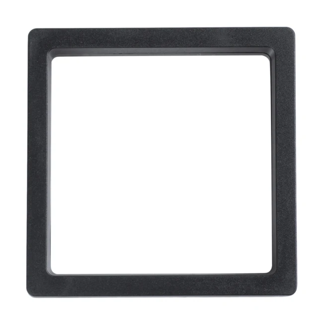 5X Négyzet Alakú 3D -S Albumok Úszó Kerettartó Érmedoboz Ékszerek Megjelenítő Tok, 9X9Cm (Bázissal) - Image 2