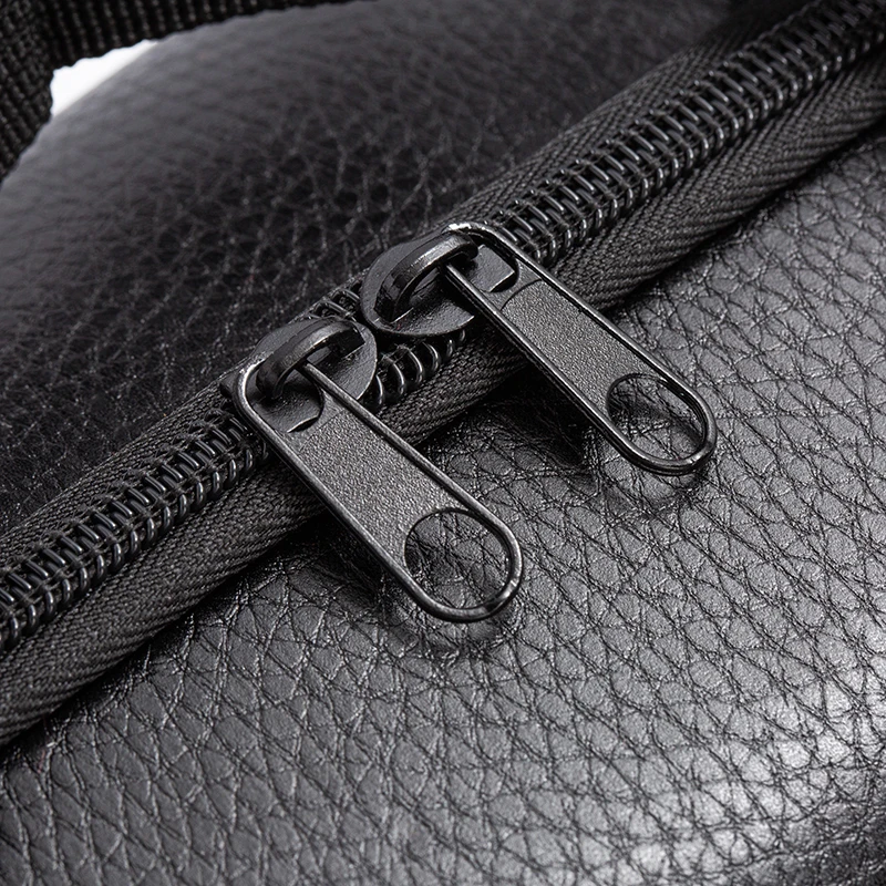 Fishing Reel Cover PU Leather Hard Protective Case Pouch Storage Box Waterproof Tackle Bag