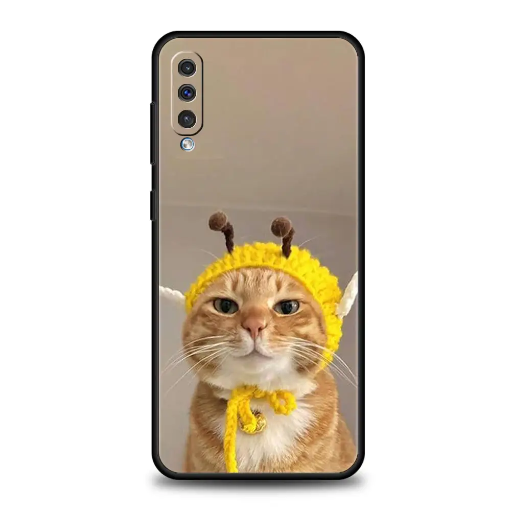 Playful Cat Design Phone Case Cover