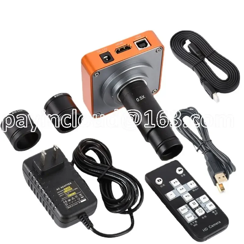 

Новый 40-миллионный HDMI микроскоп камера 0.5X электронный окуляр, 23,2 мм, 30 мм и 30,5 мм