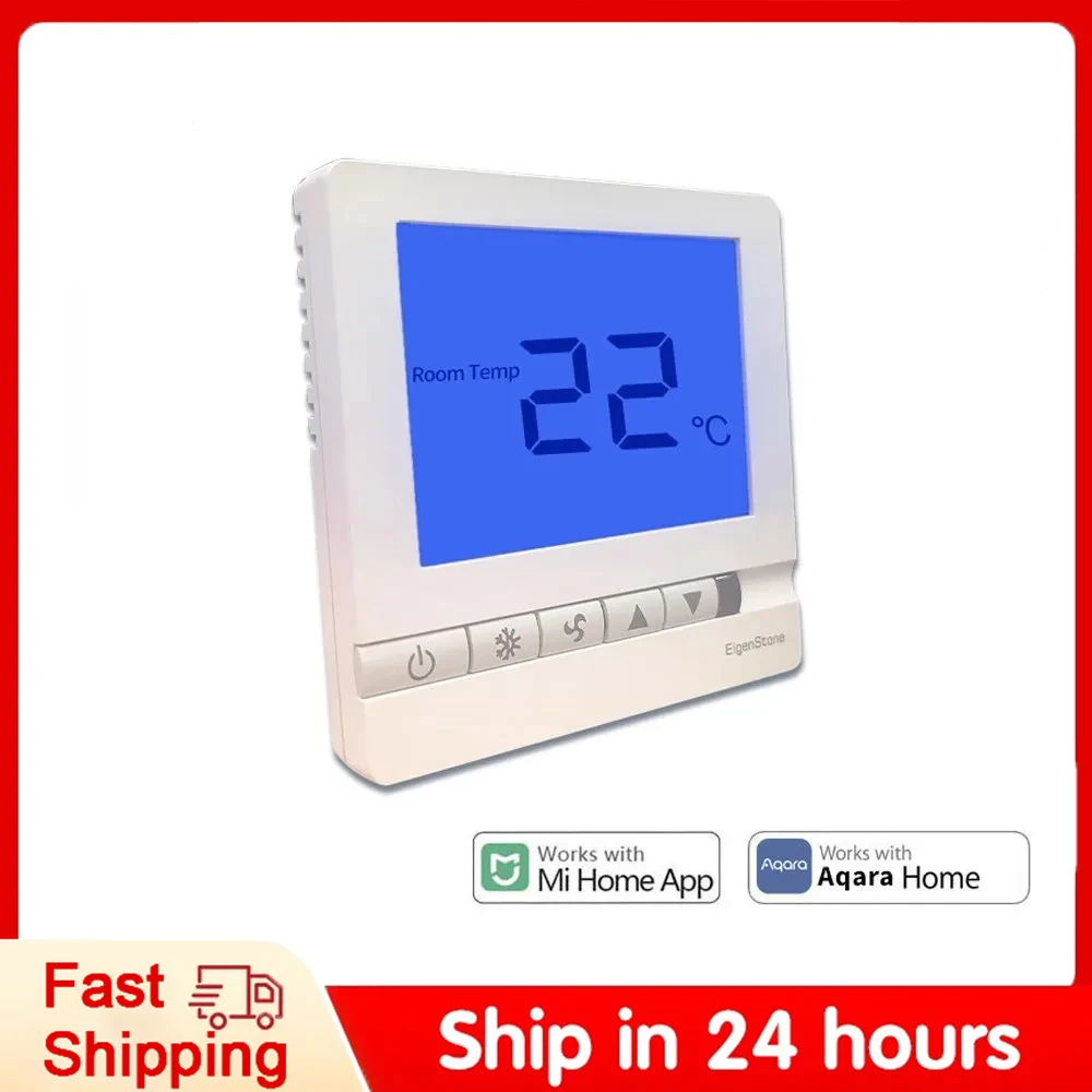 

Aqara S2 Thermostat Central Air Conditioning Controller Floor Heating Controller Work For Xiaomi Mijia Mi Home APP Smart Home