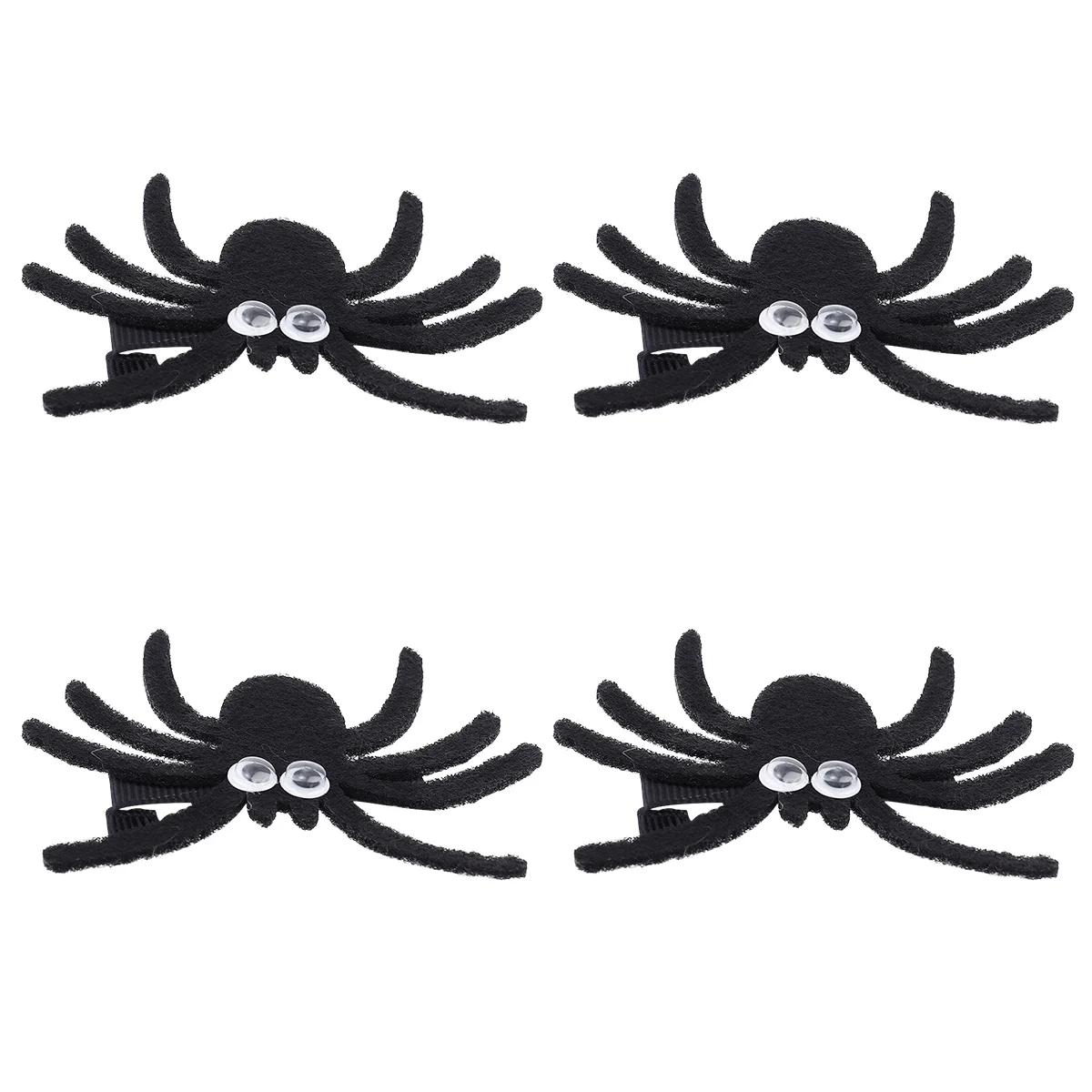 

Spider Hair Clips, 4Pcs Realistic Barrettes Funny Spider Hairpins for Cosplsy Party