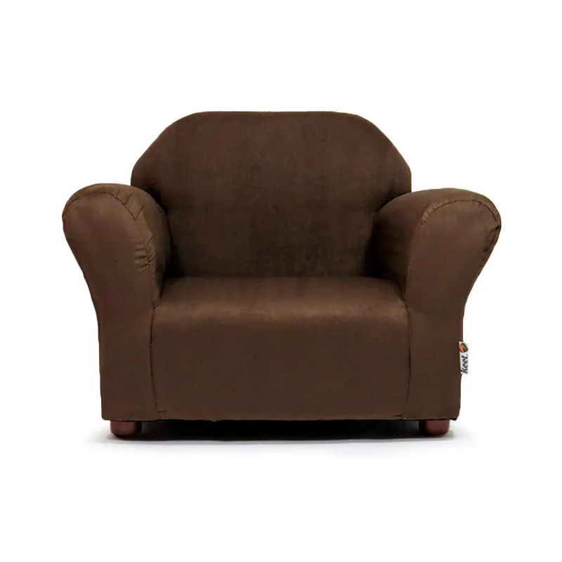 

Keet Microsuede Children's Chair, Roundy, Brown