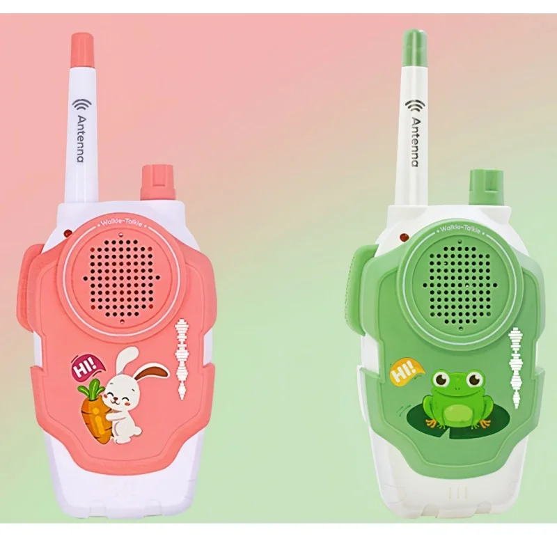 Kids Walkie Talkie Toy  Intercom distance 300 meter Children Cartoon Talkie Walkie  Interphone Boys Girls Birthday Gifts 2