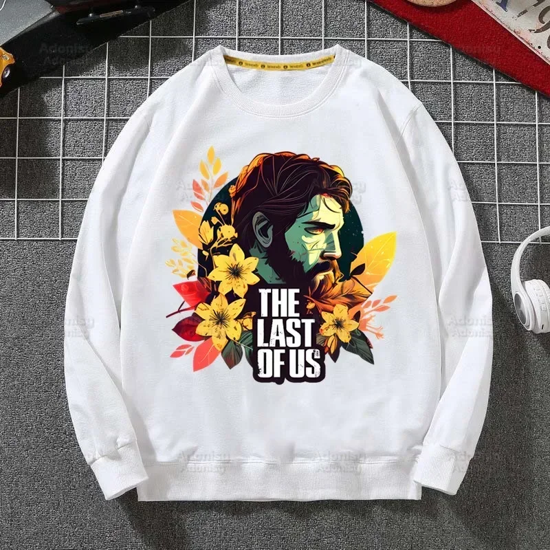 

The Last Of Us Ellie Fireflies Men Hoodies Autumn Sweatshirt Men Hip Hop Hoodie For Men Classic Hoody Pullover Tops White