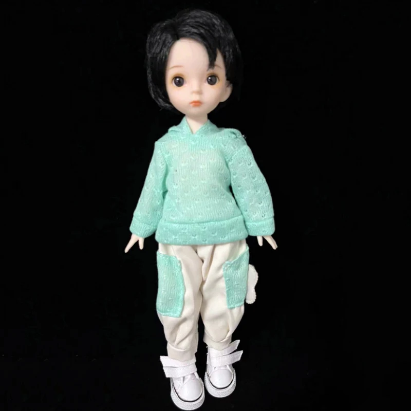 30cm Boys Doll Male 1/6 BJD Doll Dress Up Clothes Handsome Casual Clothes Set Kids Girls Doll Toy Gift 2