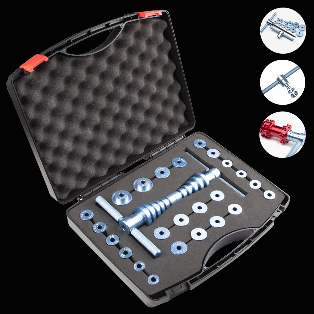 Bicycle Bearings Extractor Installation Tool Wheels/Hub Bearings Press Set BB Soft Tail Frame