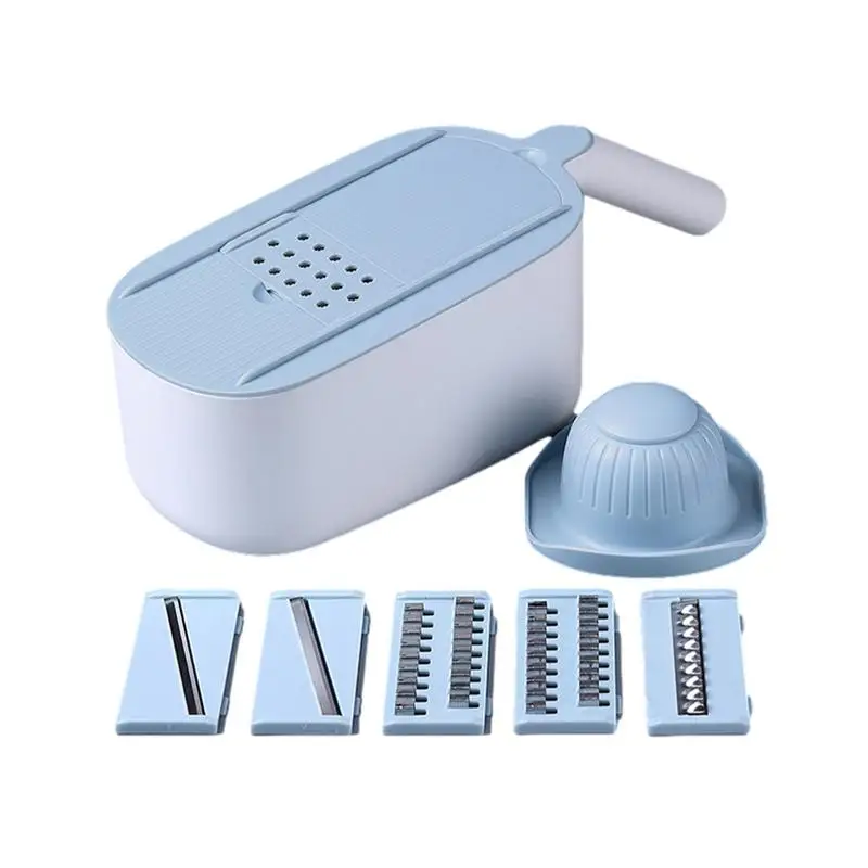 

Vegetable Cutter Slicer Fruit Slicer With Container Non Slip Ergonomic Veggie Chopper Onion Food Chopper For Carrot Potato