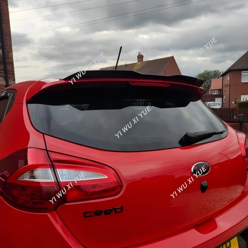 Spoiler Posteriore Per Kia Ceed GT Line 2014-2018 | Fibra Di Carbonio | Nero Lucido - Foto 6