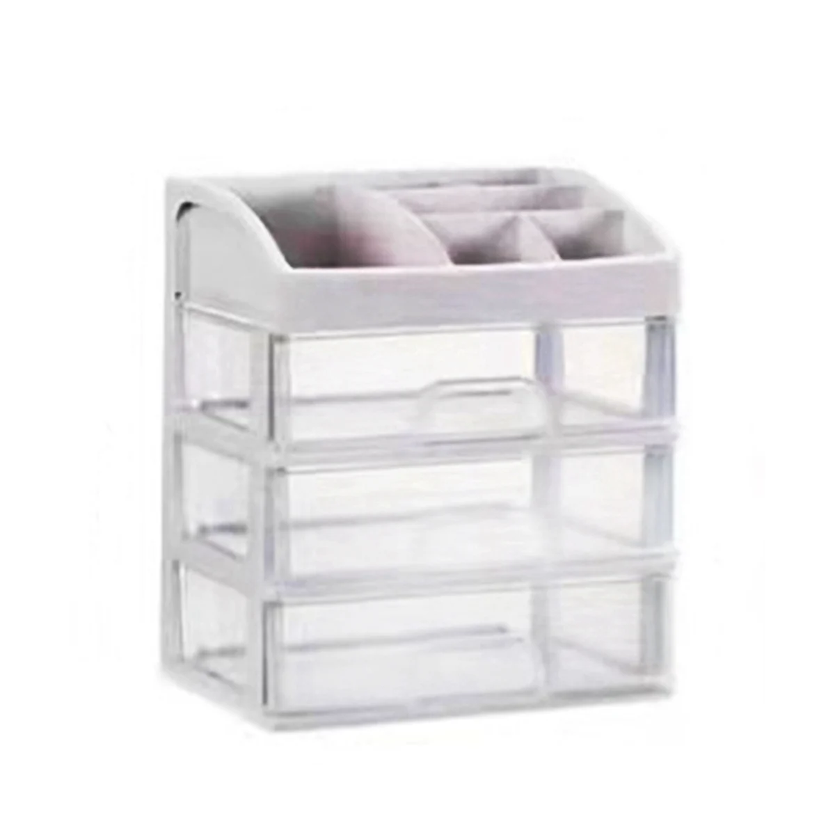 

Cosmetic Desktop Storage Box Multi-Layer Drawer Dust-Proof Storage Simple Transparent Finishing Rack