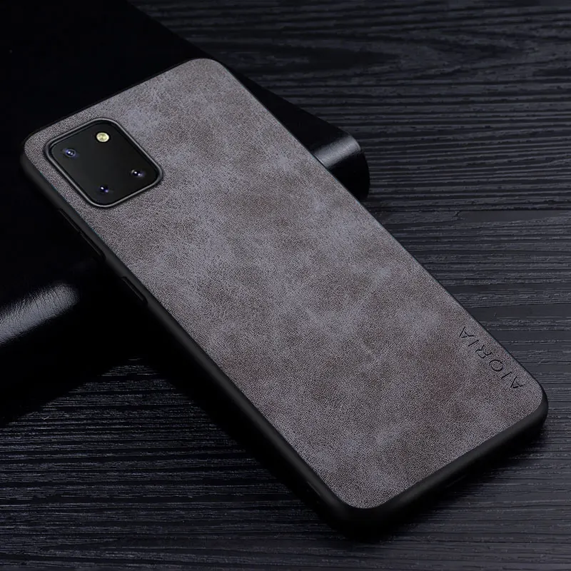 Premium Solid Color PU Leather Phone Case