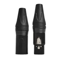 4/10/20pcs 3-Pin XLR Male to Female Adapter Connector for Microphone Audio Amplifier Plug Converter 3