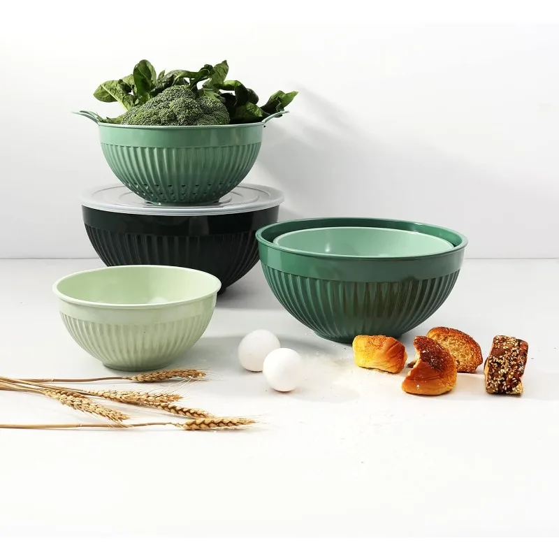 4 melamine bowl set with lids cheap