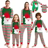 New Year Family Clothing Sets Baby Clothes Christmas Hat Letter Printing Father Mother Kids Baby Christmas Pajamas Homewear