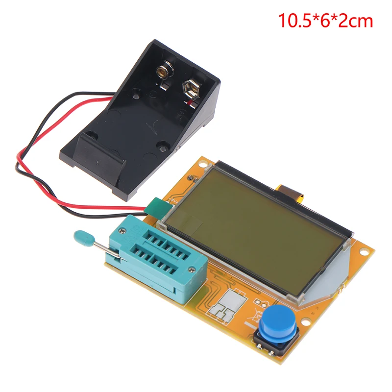 מבחן טרנזיסטור מולטיפונקציונלי LCR-T4 מבחן ESR כלי נגינה טרנזיסטור קונדנסטור רזיסטור דיודה טריודה טיריסטור