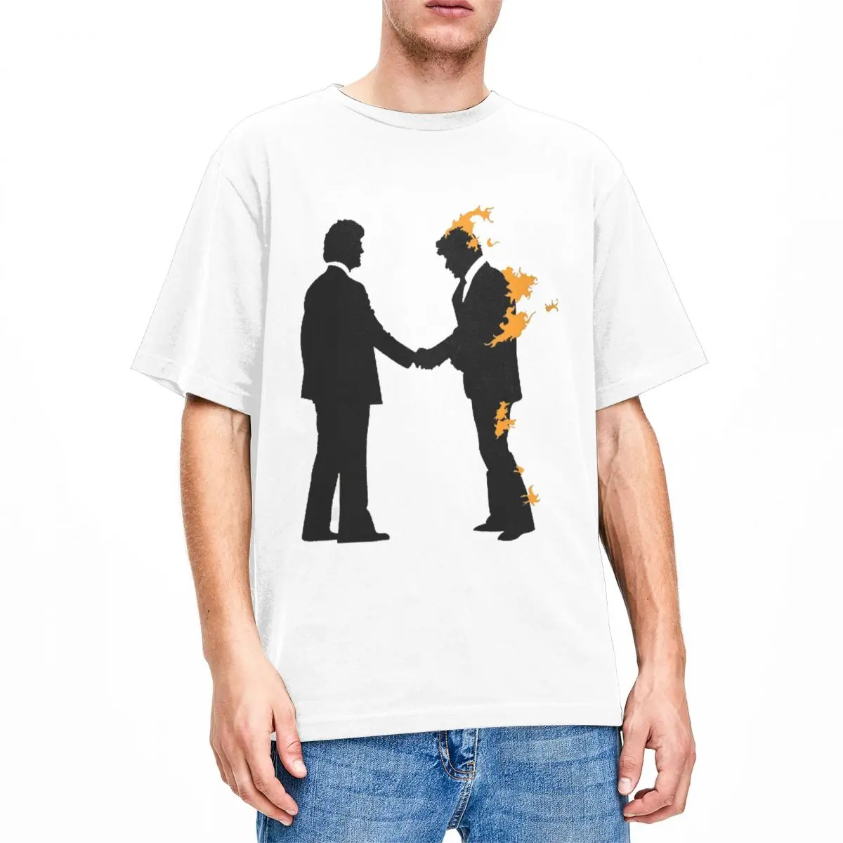 Желаем вам быть здесь для мужчин и женщин, футболка рок-группы, подарок, одежда, винтажные футболки, футболки, летняя одежда из чистого хлопка