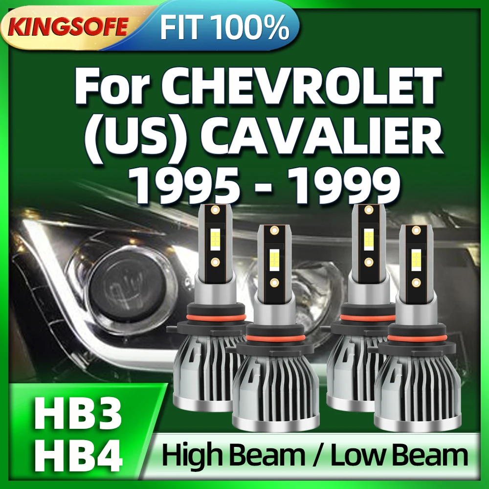

Roadsun HB3 Lamps Led HB4 Headlights Bulbs 6000K 40000LM For CHEVROLET (US) CAVALIER 1995 1996 1997 1998 1999