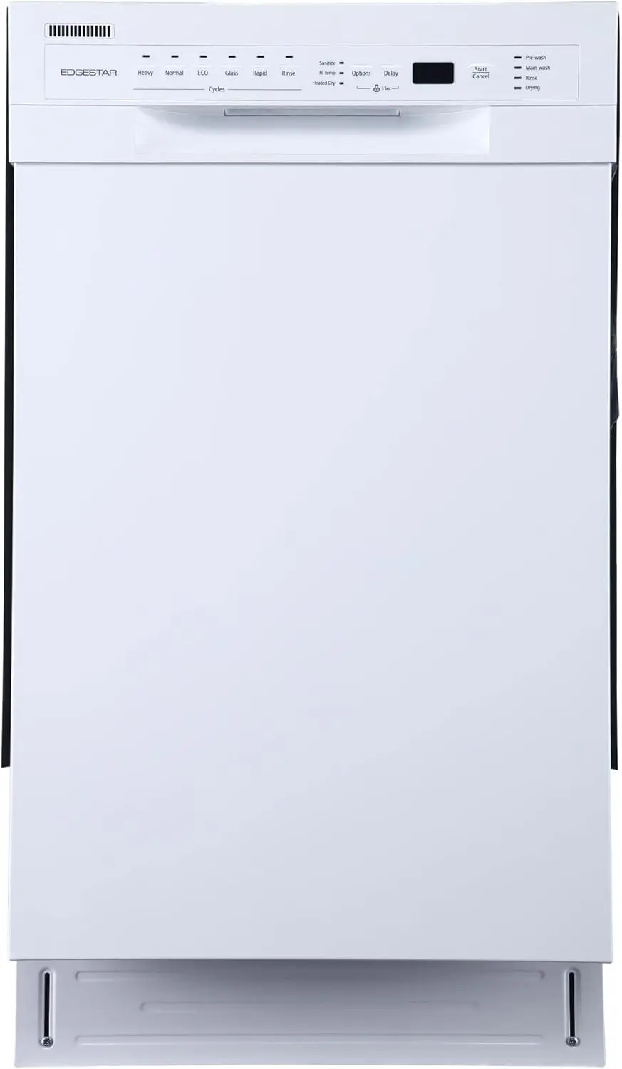 BIDW1802WH 18 Inch Wide 8 Place Setting Built-In Dishwasher Quiet Operation To Minimize Interference