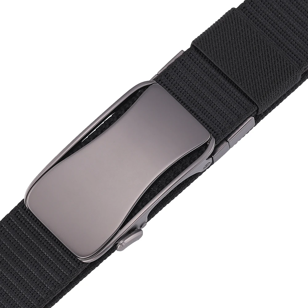Kann beidseitig umkehrbare Schnalle Herrengürtel Outdoor Freizeit Sportgürtel zahnlos Schnellverschluss Qualität Designer Luxusgürtel verwenden – Detail 8