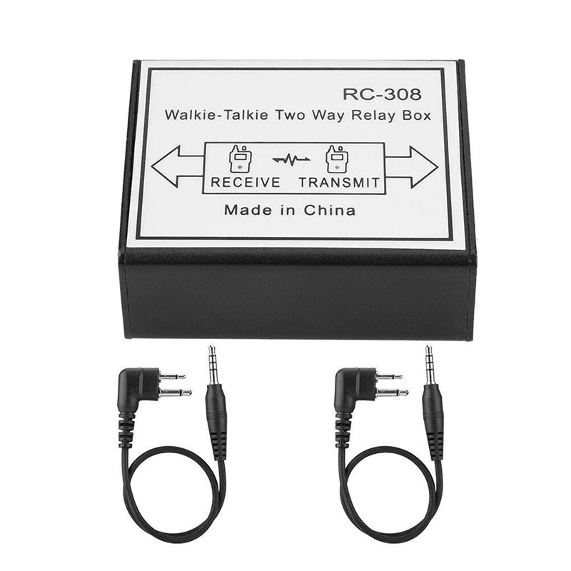 Yinitone RC-308 radio station Walkie Talkie Relay Box M Port for Two-way Radio Repeater Box Transmit Receive Transceiver vertex rpt 2k two way walkie talkie repeater relay box for uv 5r retevis h777 radio fine workmanship and excellent performance