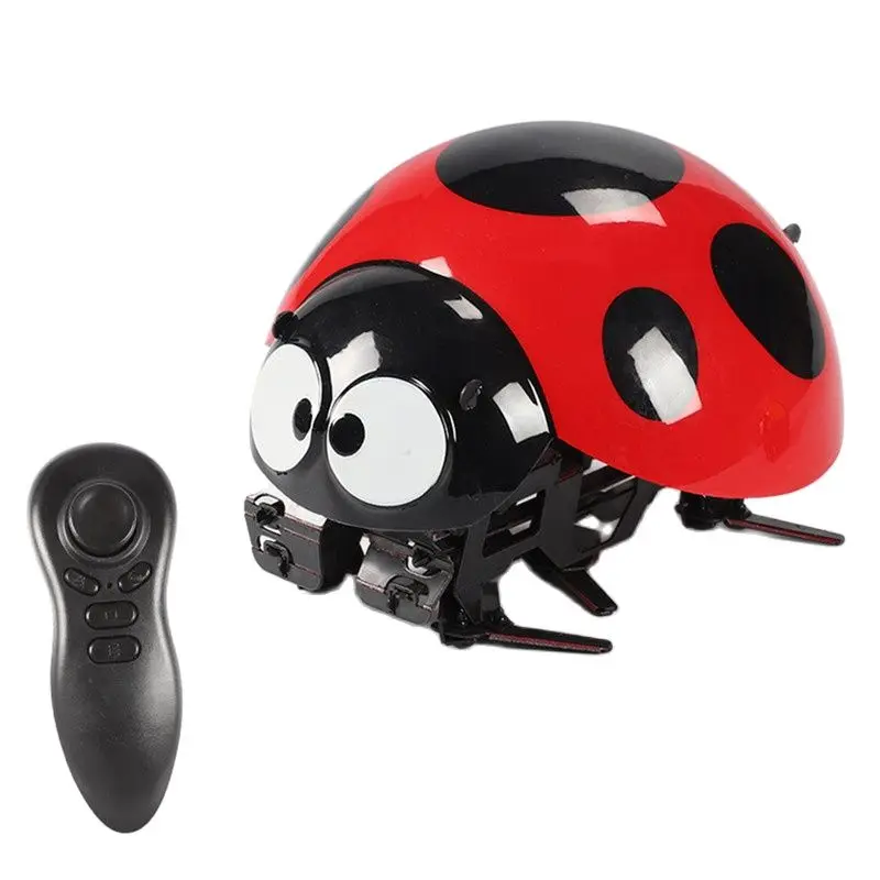 Rc Ladybug Robot Simulated Intelligent Home Remote Control Toy Ladybug Outdoor Rc Animals