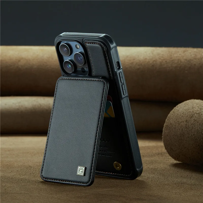 Fashion Card Bag Phone Case For Iphone 14 Plus 11 12 13 Pro Max Leather Protective Shell Cover