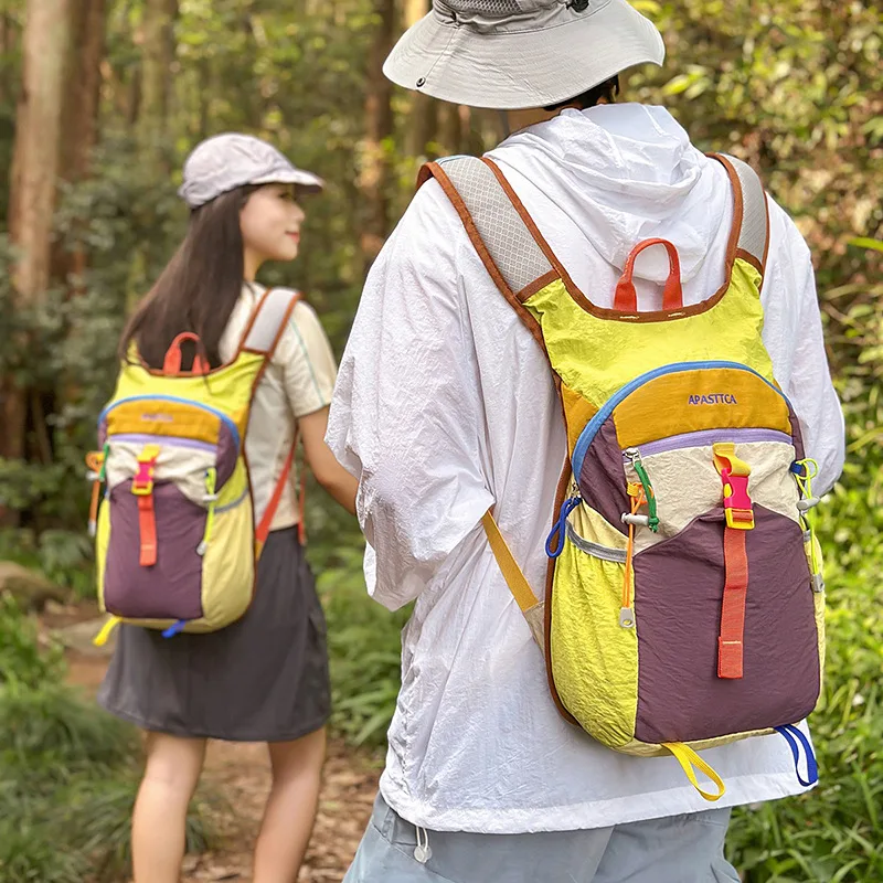 Men's Travel Backpack Large Capacity Design Multifunctional Outdoor Hiking Rucksack for Gym Cycling Camping Sports