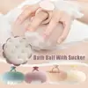 Bath Towel Scrub Bath Massage Bath Ball With Sucker Wipe Towel Rub Bath Back Mud Brush Sponge Brush Bath Bath U9J7 2