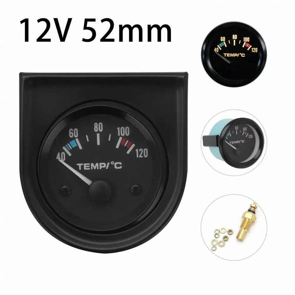 게이지 온도 게이지 정원 실내 주방 사무용품 부품 교체 1 Pc 1/8 NPT 12V DC 40-120 ℃