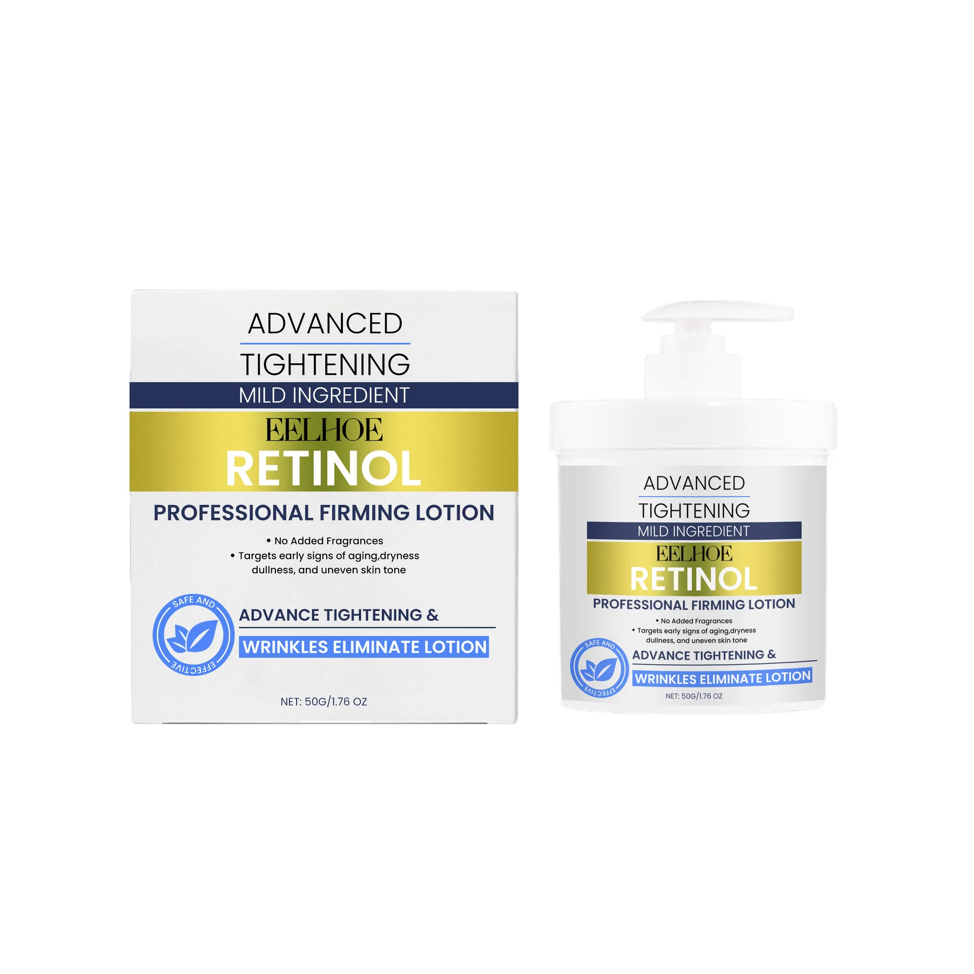 EELHOE Retinol Body Lotion Skin Tightening Elasticity Improve Sagging Moisturizing Nourishing Skin Smooth Repair Skin Care Cream 2
