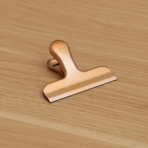 Fromthenon Vintage Binder Clip Metal Planner Clips Pink Red Gold Color Clamp Office Decorative Supplies School Stationery - Image 13