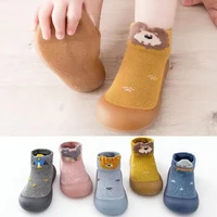 Cute and Comfy Cotton Newborn Baby First Walkers Socks Baby Soft-Soled Indoor Casual Shoes Breathable and Non-Slip Baby Shoes 2