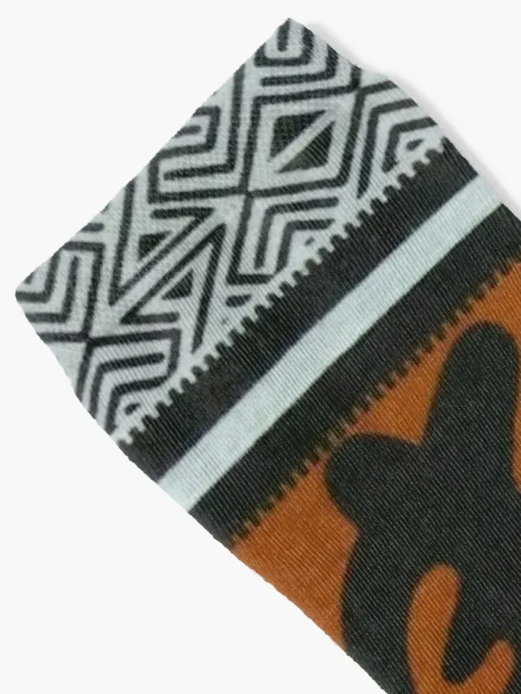 Ghanaian Gye Nyame African Print Socks luxury socks funny socks for women for women