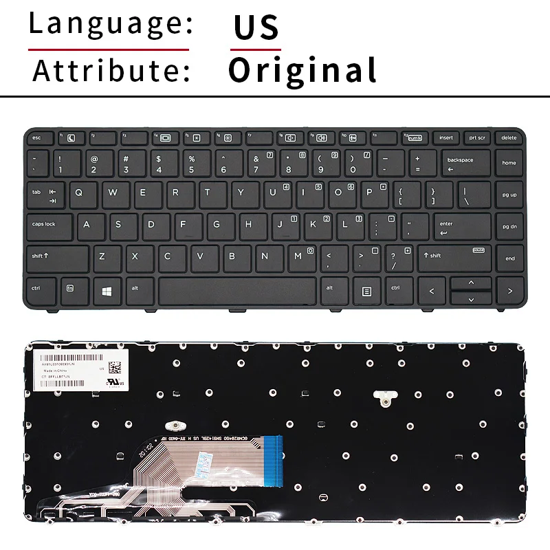 Laptop Keyboard US RU Russian For HP Probook 430 G3 430 G4 440 G3 440 G4 445 640 G2 645 G2 826367-001 830323-071 906764-071