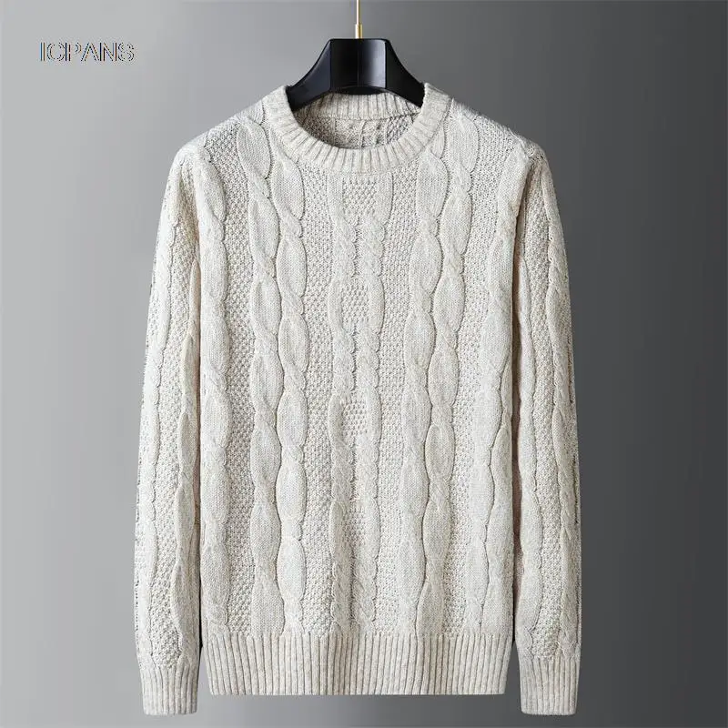 

White Knitted Jumpers Sweater Men Korea Clothing Casual Jackets Male Pullover Kint Wear Designer Autumn 2022 Red Black White