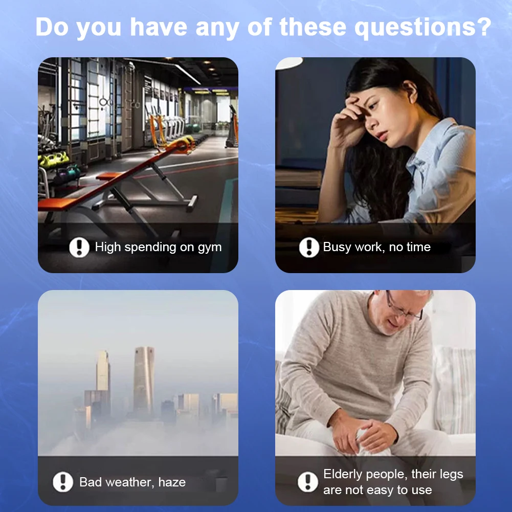 ممارسة دواسة القدم المحمولة القابلة للطي مع مقاومة...