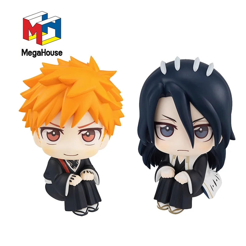 

Original Megahouse Look Up Bleach Sennen Kessen-Hen Kurosaki Ichigo Kuchiki Byakuya Q Version Anime Figure Model Collectible Toy