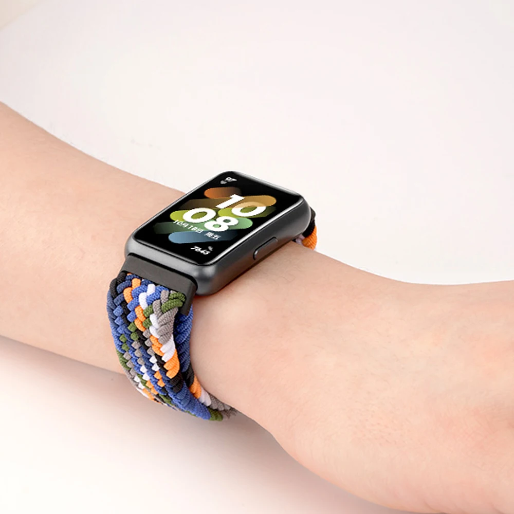 Adjustable Braided Solo Loop Elastic Nylon Strap Bracelet