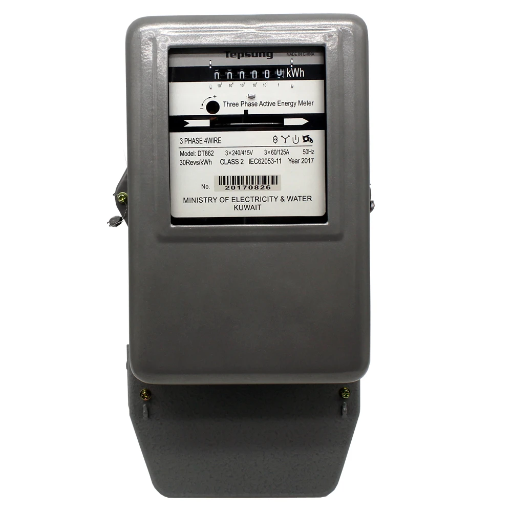 

three phase 4 wire electromechanical induction energy meters