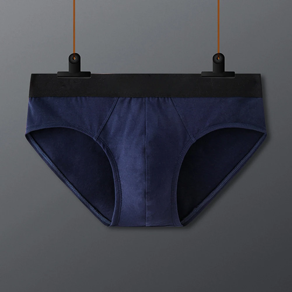 

Mens Cotton Briefs Bulge Pouch Panties Soft Skin Friendly Thong Stretch Low Rise Underwear Breathable Swim Shorts Lingerie
