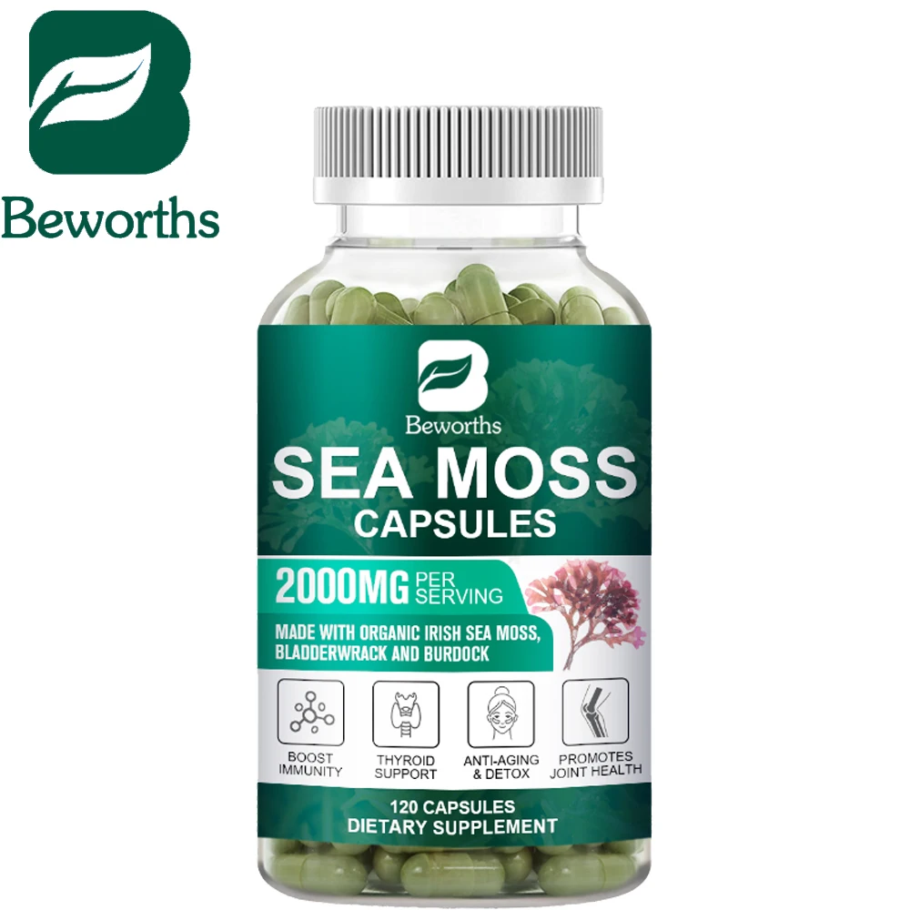 Vegetarian Diet Organic Sea Moss Capsule