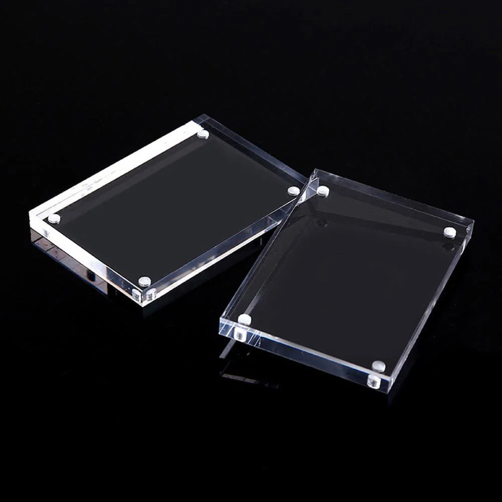 

Decor Photo Frame 3size Desktop Home Hot Sale 1pc Acrylic Christmas Gift Transparent Practical Replacement Durable