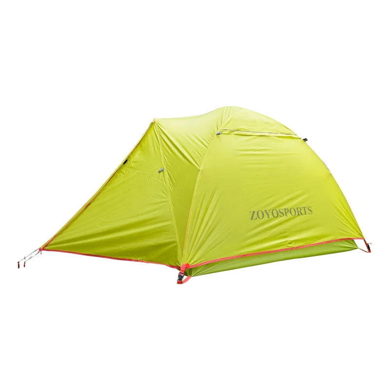 

ZOYOSPORTS Light Weight Outdoor Waterproof Tent 30D Nylon Double Layers Aluminum Pole Outdoor Camping Tube Tent