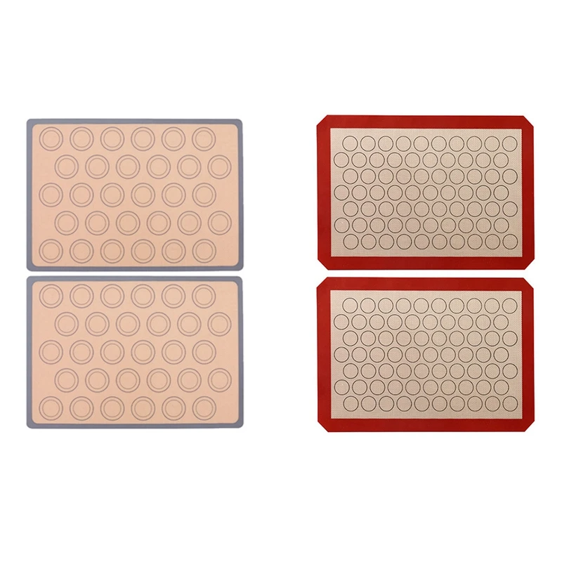 

2 шт., силиконовые антипригарные коврики для выпечки, печенья