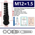 M12-6.5 BK  5pcs