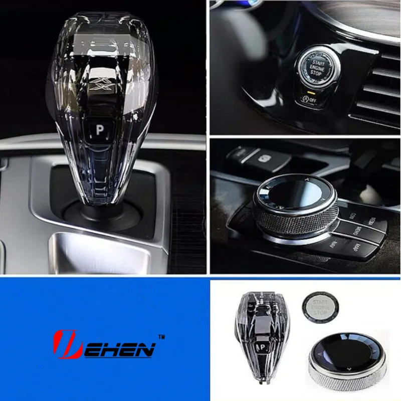 

For BMW's new Z4 Crystal gear, turn G29 modified knob three-piece volume start button interior trim