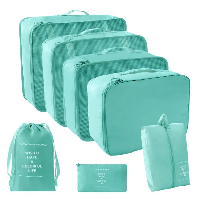 Travel Organizer Set: 7-Piece Packing Cubes and Storage Bags